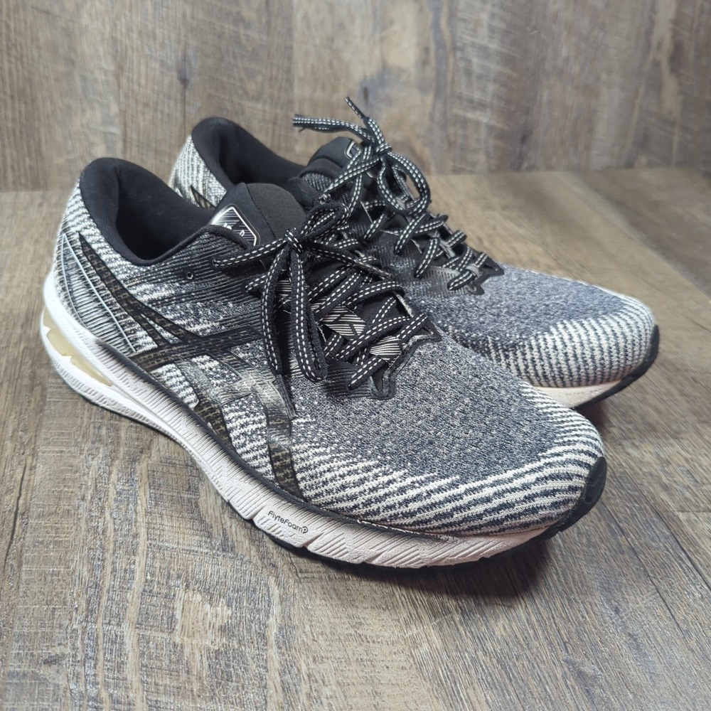 ASICS Men's GT-2000 10 Running Athletic Sneakers Shoes White Black Size 11 US